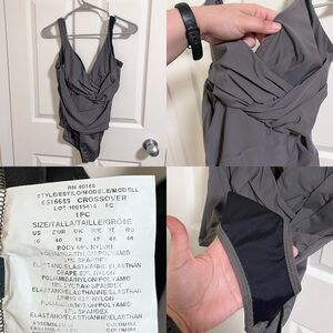 •MIRACLESUIT• Illusionist Crossover Grey Size 10